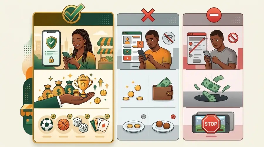 Accès aux jeux de casino